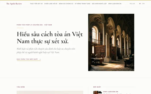 law.pro.vn — Tạp chí phân tích án cho người hành nghề